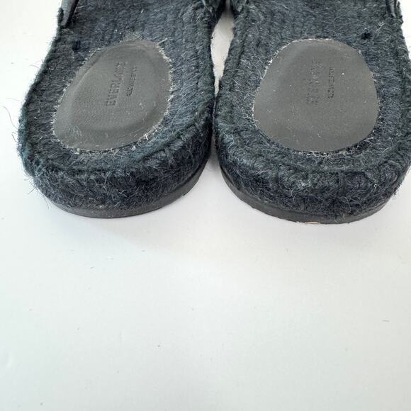 Everlane Womens Espadrille Sandals Size 9 Leather Jute Minimal Summer Black - Picture 5 of 8